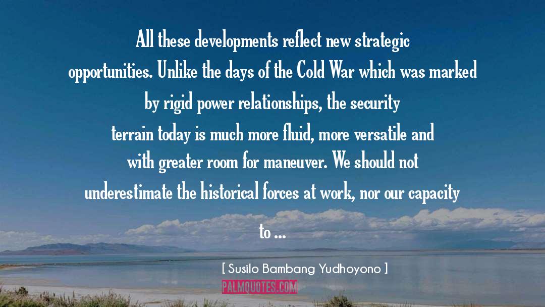 The Cold War quotes by Susilo Bambang Yudhoyono