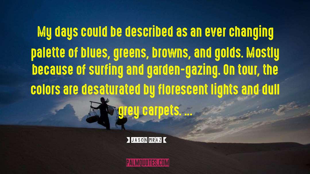 The Color Grey In The Great Gatsby quotes by Jason Mraz