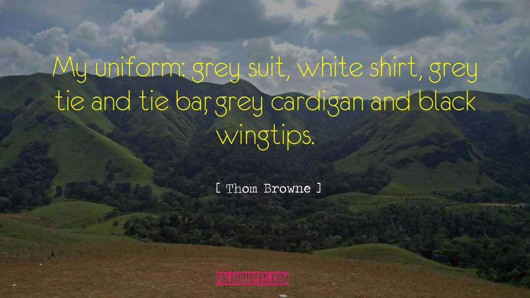 The Color Grey In The Great Gatsby quotes by Thom Browne