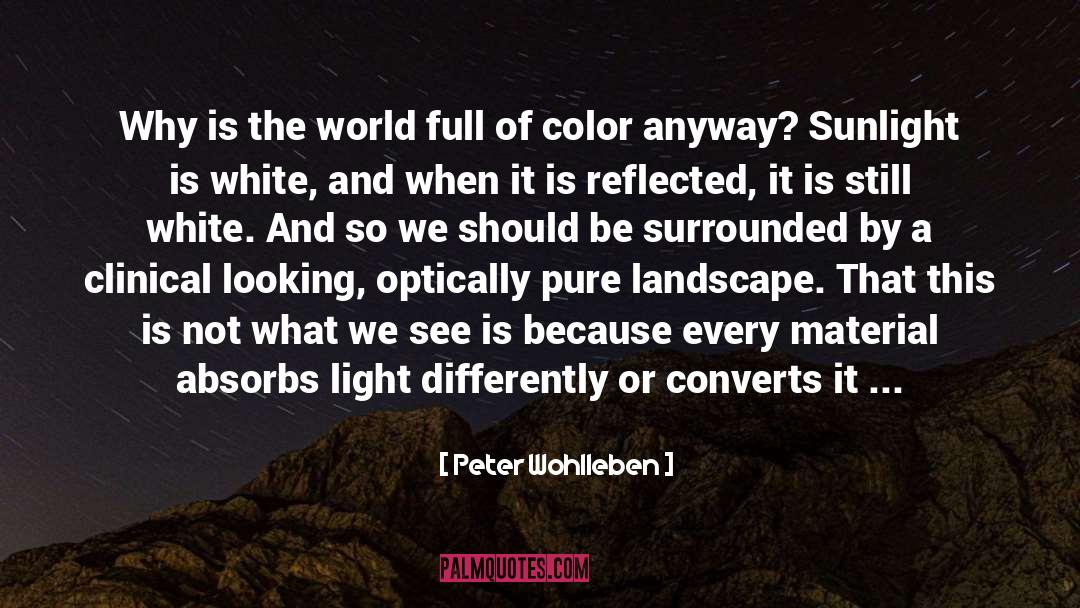 The Color Pink quotes by Peter Wohlleben