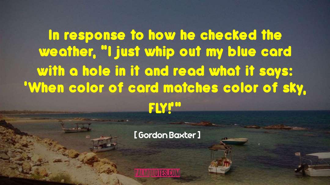 The Color Pink quotes by Gordon Baxter