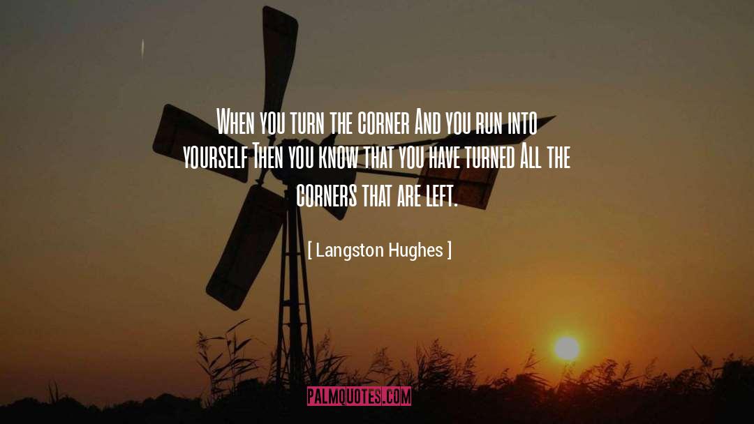 The Corner quotes by Langston Hughes