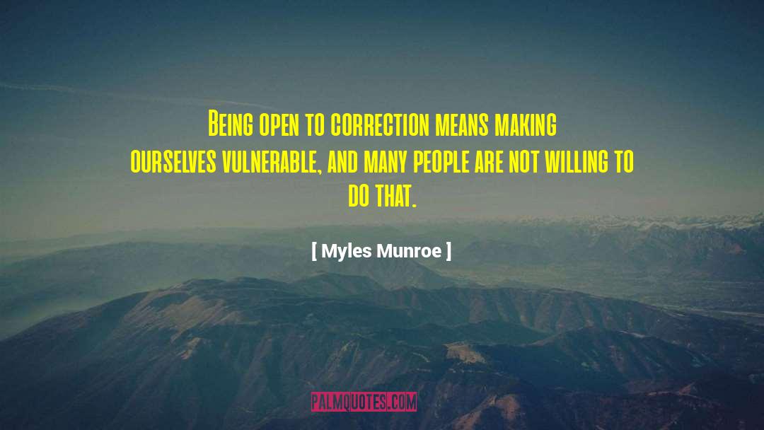 The Corrections quotes by Myles Munroe