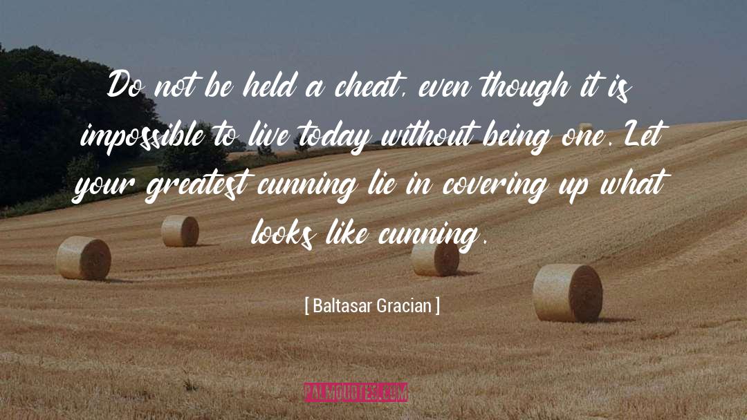 The Covering quotes by Baltasar Gracian
