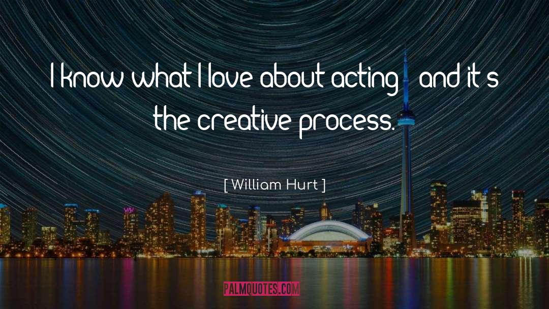 The Creative Process quotes by William Hurt