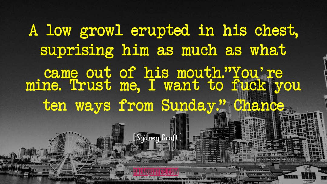 The Croft quotes by Sydney Croft