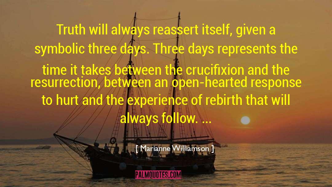 The Crucifixion quotes by Marianne Williamson