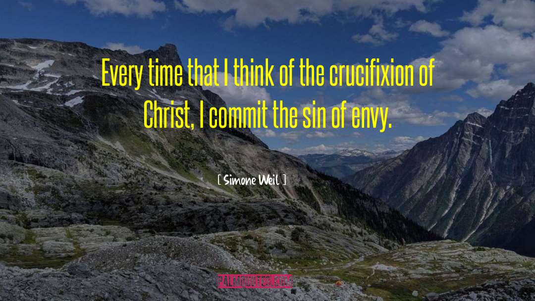 The Crucifixion quotes by Simone Weil