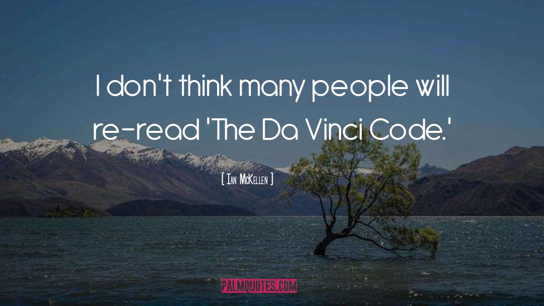 The Da Vinci Code quotes by Ian McKellen