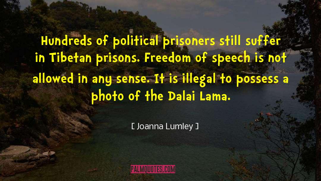 The Dalai Lama quotes by Joanna Lumley