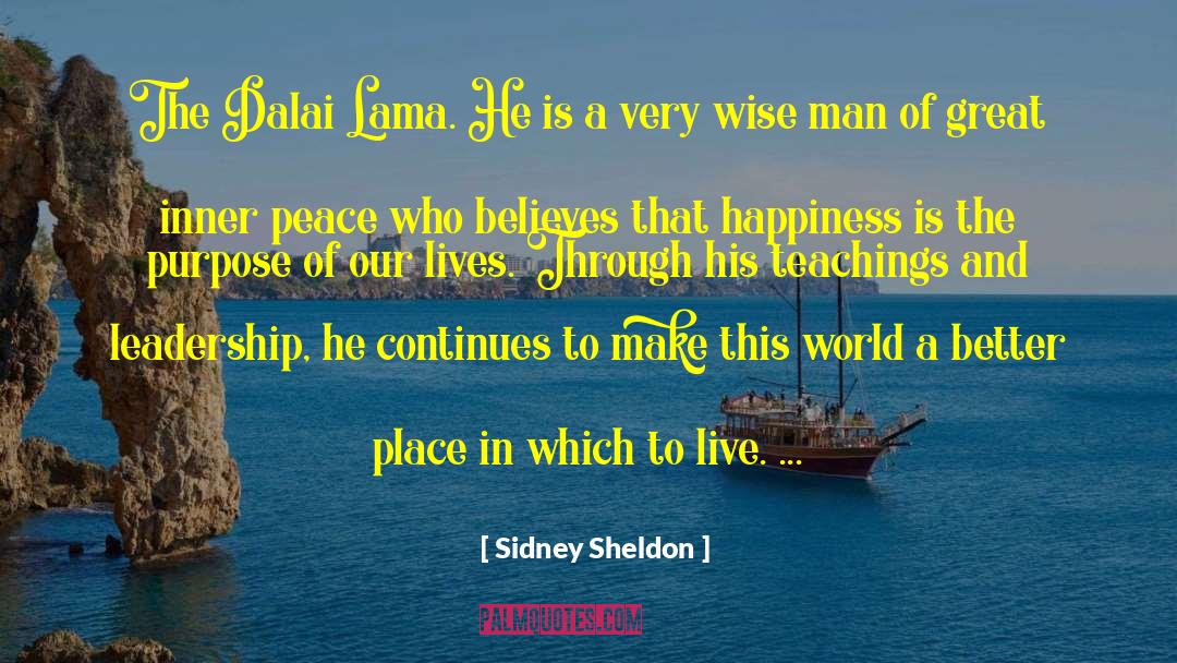 The Dalai Lama quotes by Sidney Sheldon