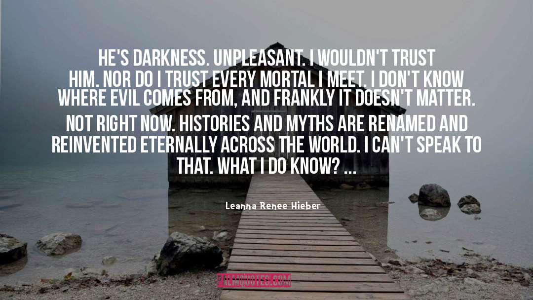 The Dark World Series quotes by Leanna Renee Hieber