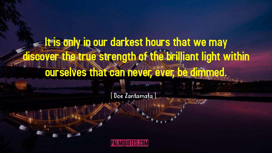 The Darkest Night quotes by Doe Zantamata