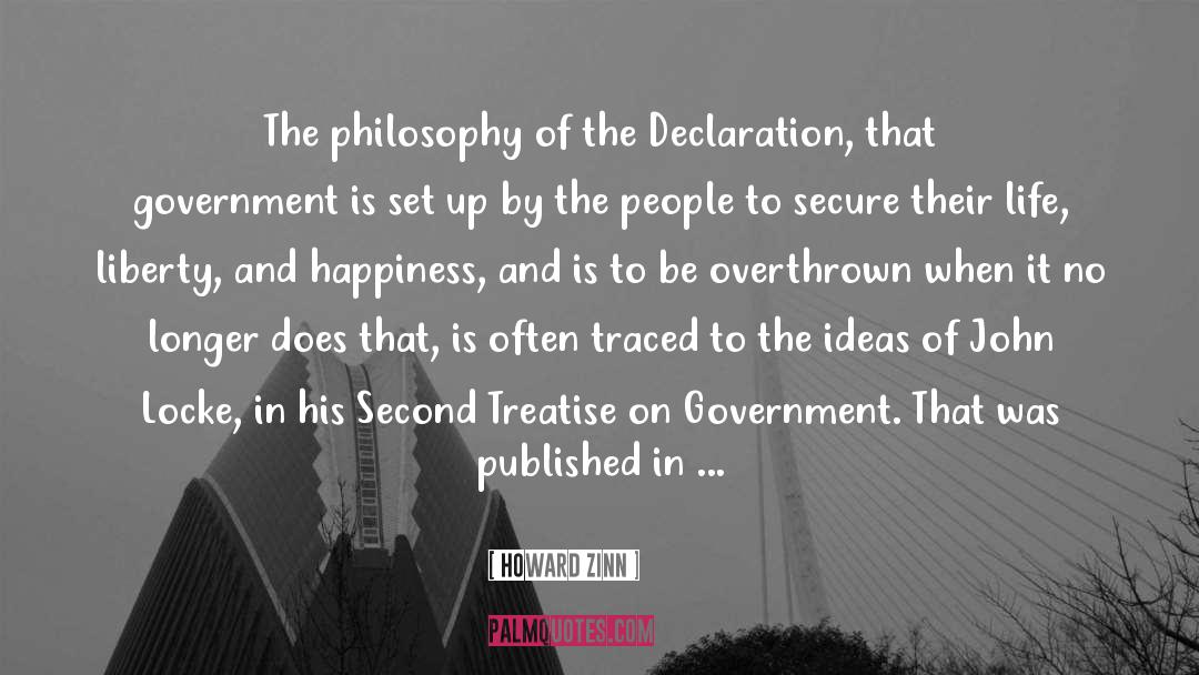 The Declaration quotes by Howard Zinn