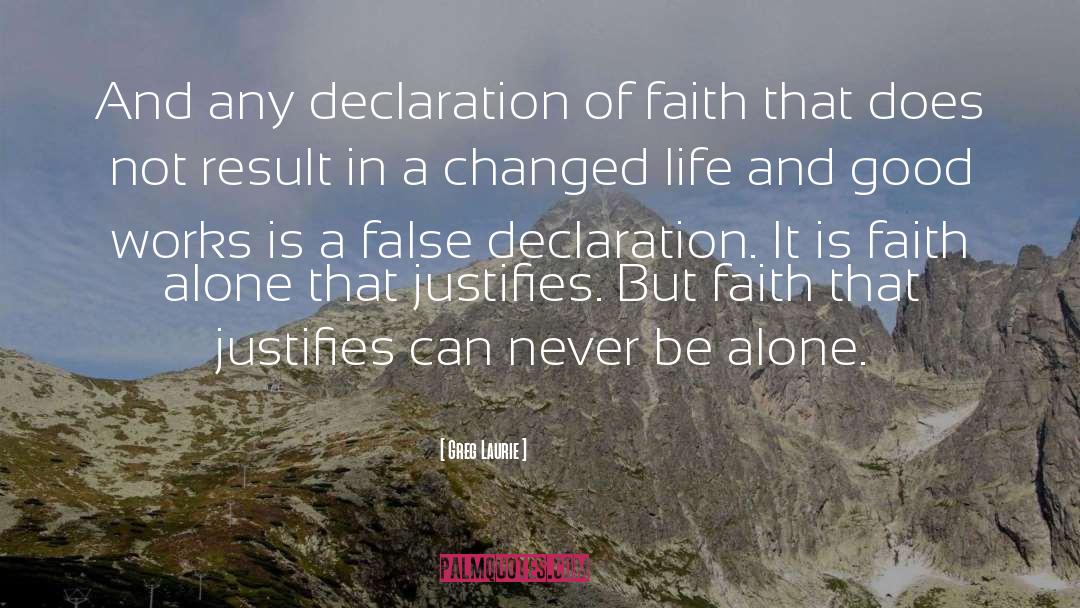 The Declaration quotes by Greg Laurie