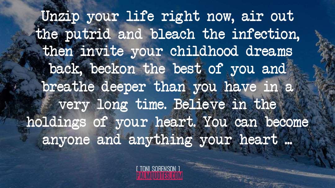 The Deeper You Can Feel quotes by Toni Sorenson