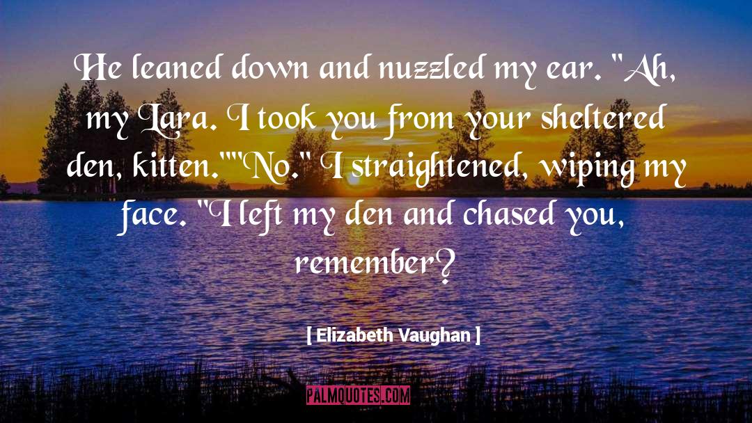 The Den quotes by Elizabeth Vaughan