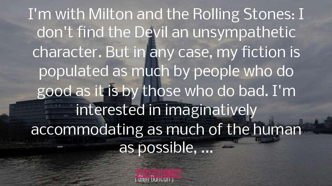 The Devil Good Salvation quotes by Glen Duncan