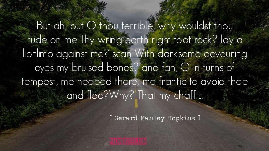 The Devouring quotes by Gerard Manley Hopkins