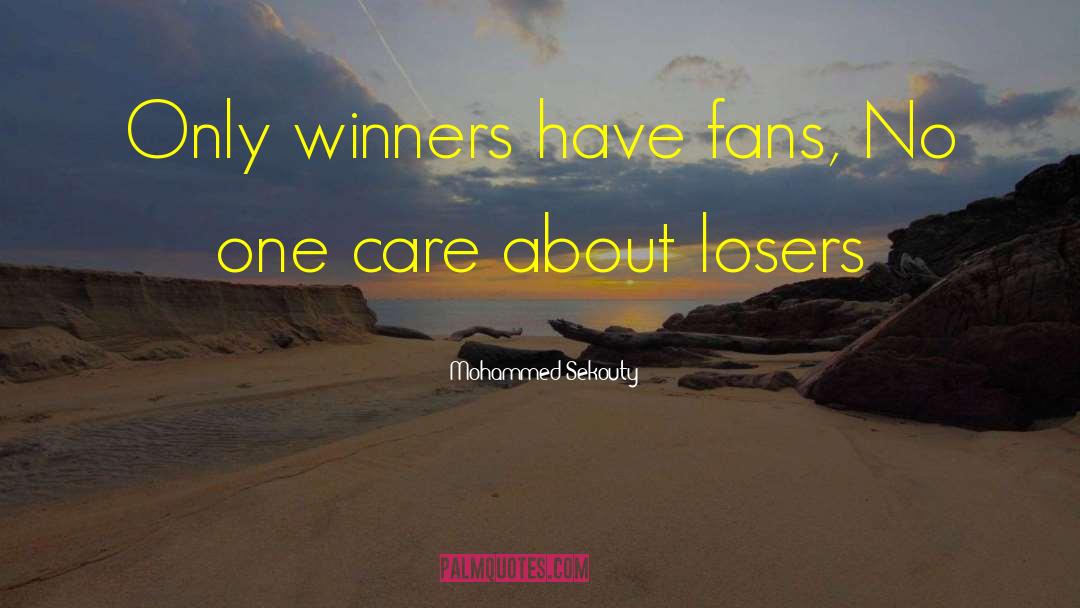 The Difference Between Winners And Losers quotes by Mohammed Sekouty