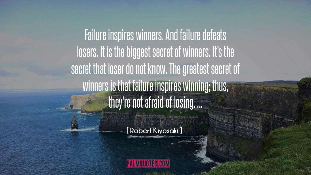 The Difference Between Winners And Losers quotes by Robert Kiyosaki