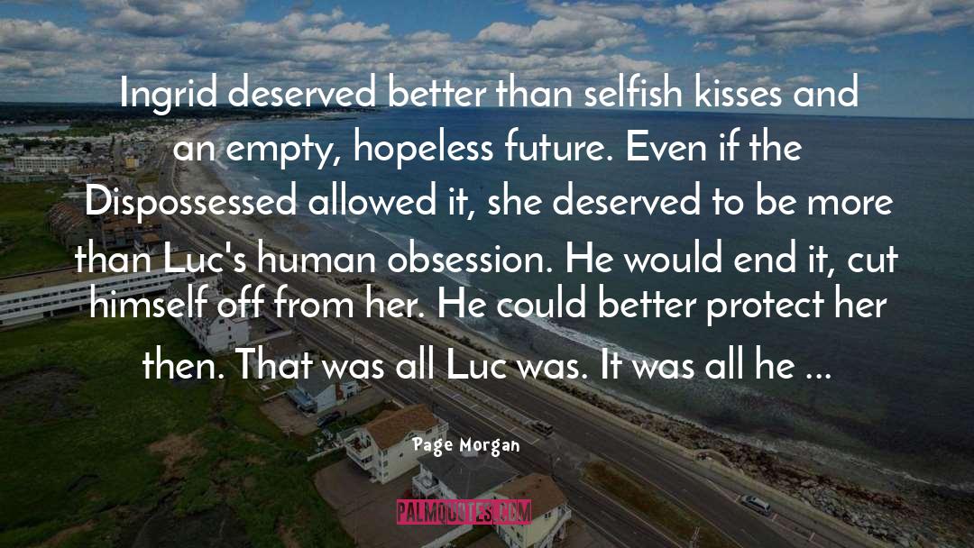 The Dispossessed quotes by Page Morgan