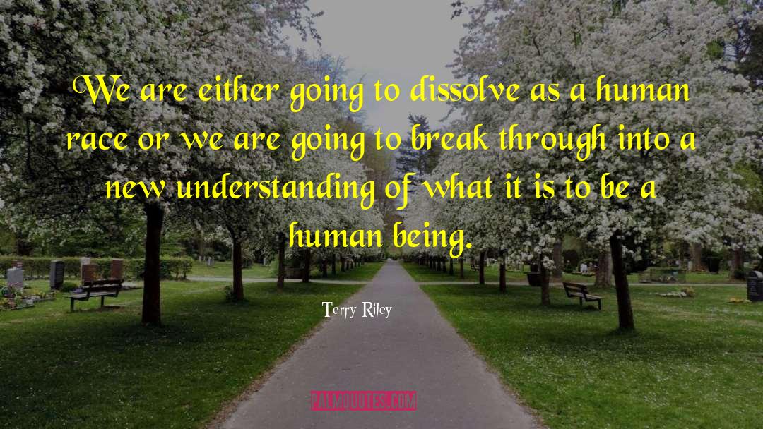 The Dissolve quotes by Terry Riley
