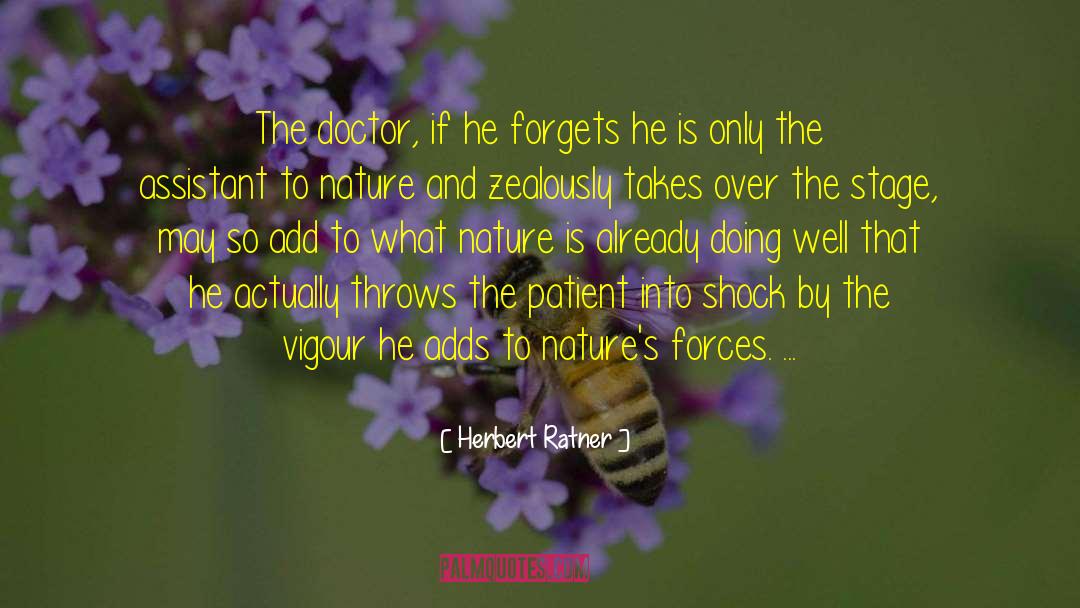 The Doctor quotes by Herbert Ratner