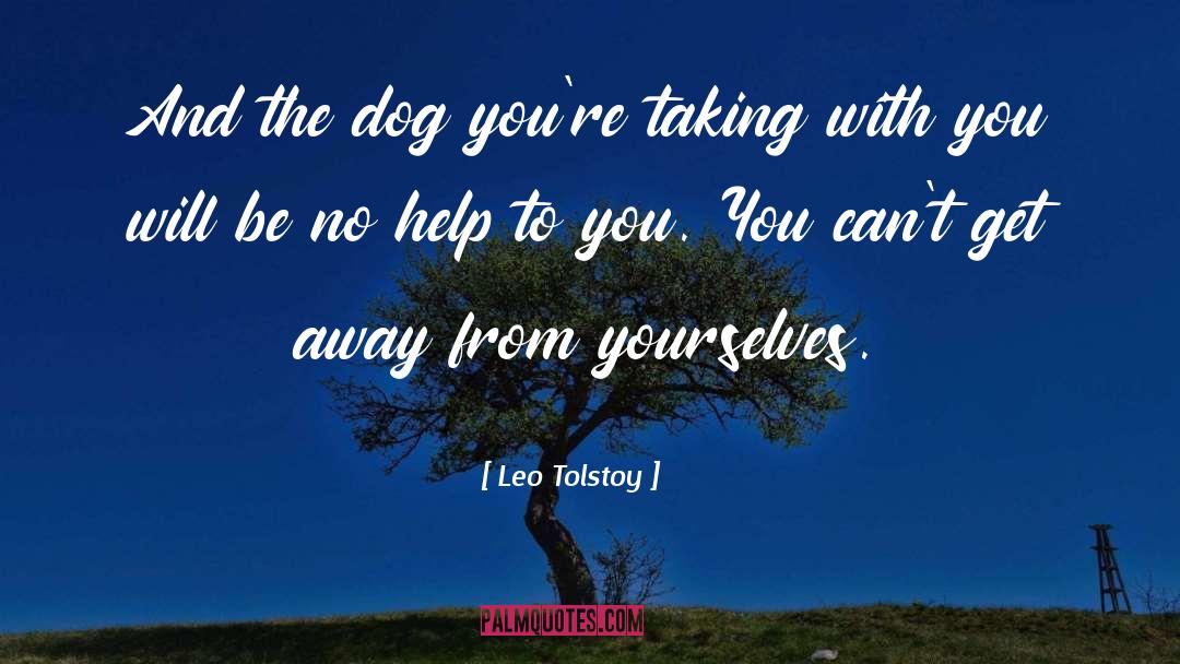 The Dog quotes by Leo Tolstoy