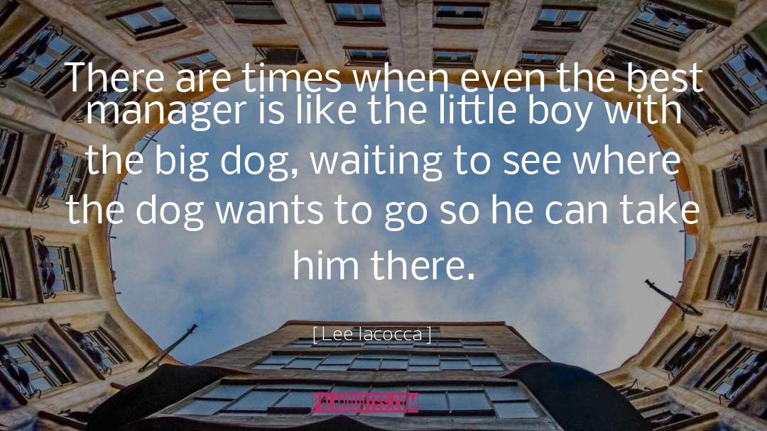 The Dog quotes by Lee Iacocca
