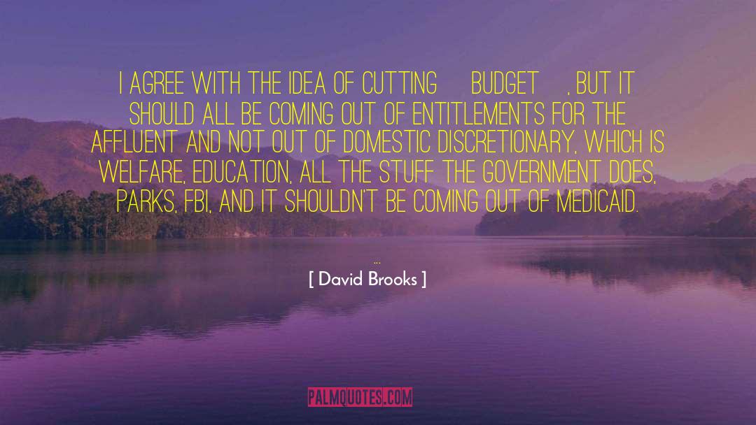The Domestic Arts quotes by David Brooks