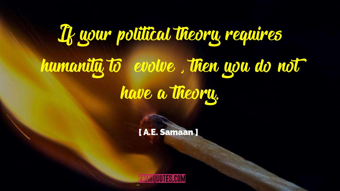 The Domino Theory quotes by A.E. Samaan