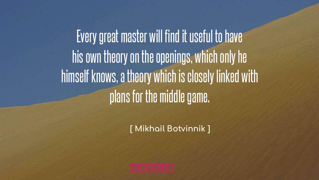 The Domino Theory quotes by Mikhail Botvinnik