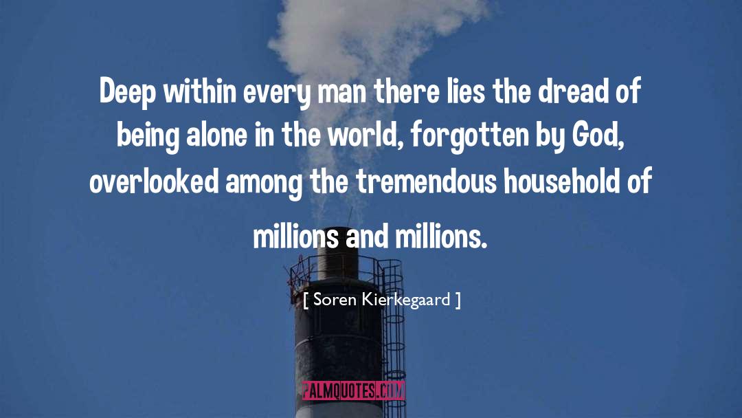 The Dread quotes by Soren Kierkegaard
