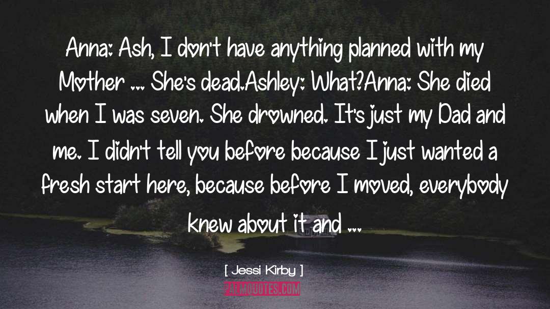 The Drowned quotes by Jessi Kirby