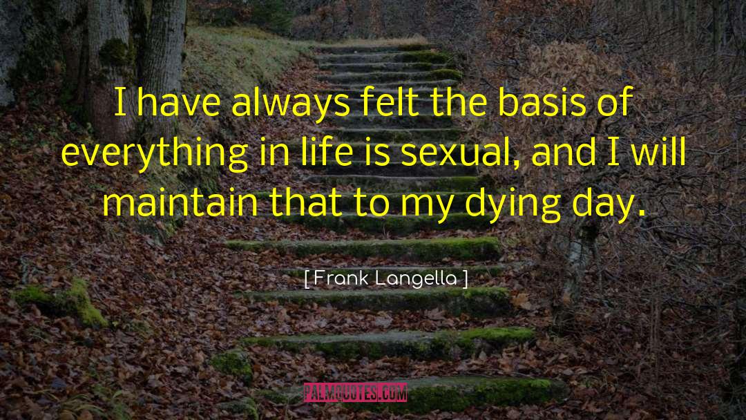 The Dying Butterfly quotes by Frank Langella