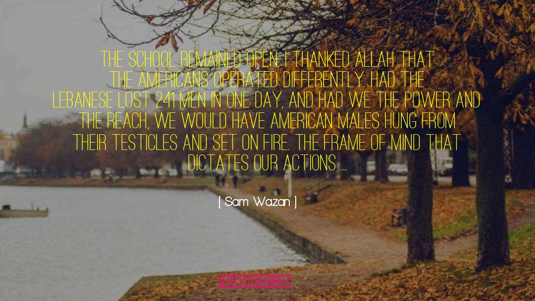 The East quotes by Sam Wazan