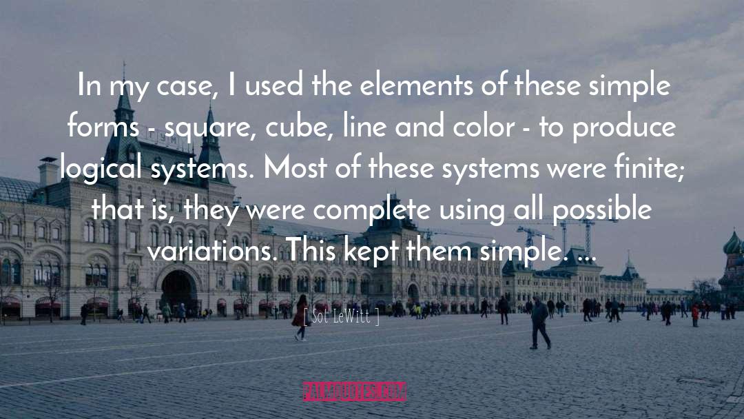 The Elements Of Style quotes by Sol LeWitt