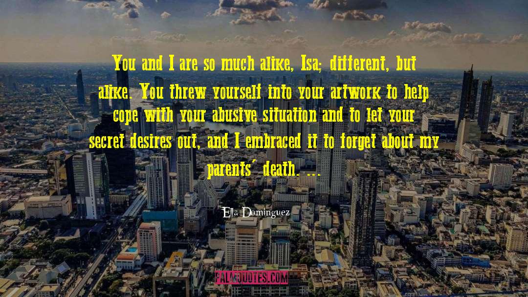 The Embraced quotes by Ella Dominguez