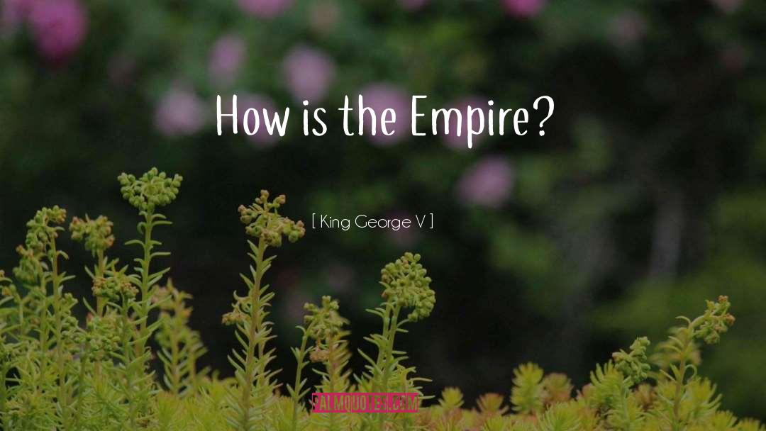 The Empire quotes by King George V