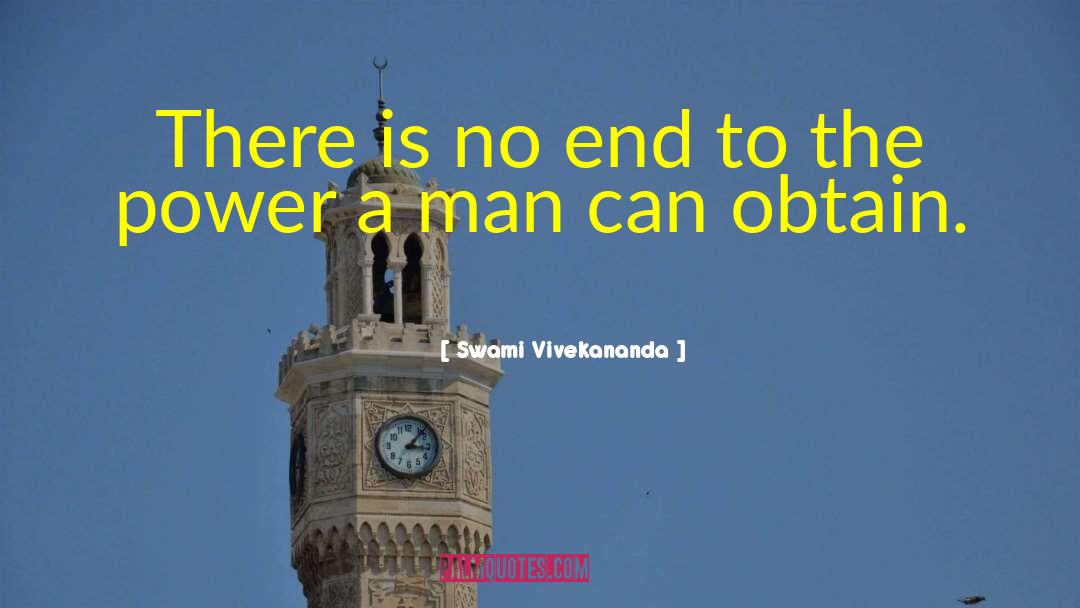 The End Is The Matter quotes by Swami Vivekananda