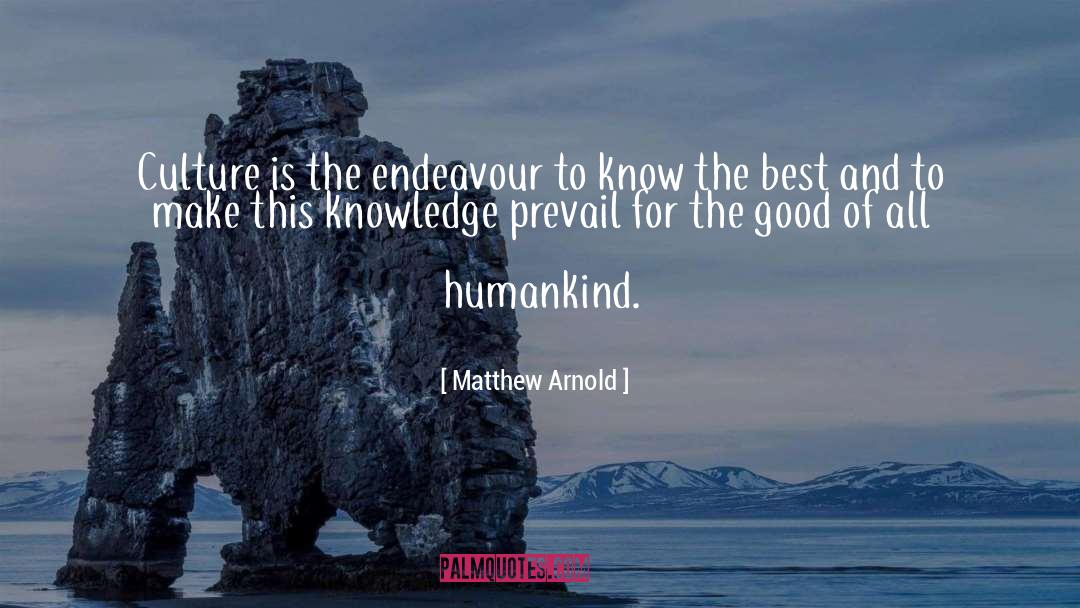 The Endeavour quotes by Matthew Arnold