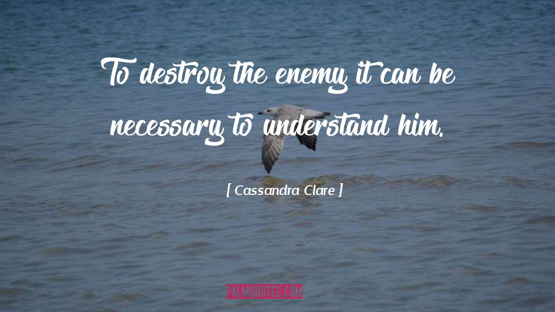 The Enemy quotes by Cassandra Clare