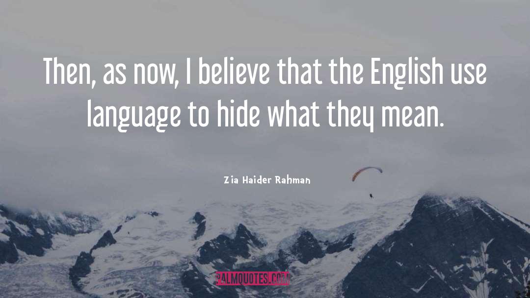 The English quotes by Zia Haider Rahman
