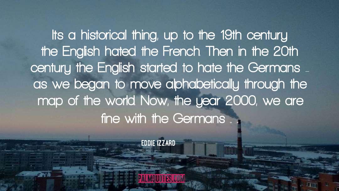 The English quotes by Eddie Izzard