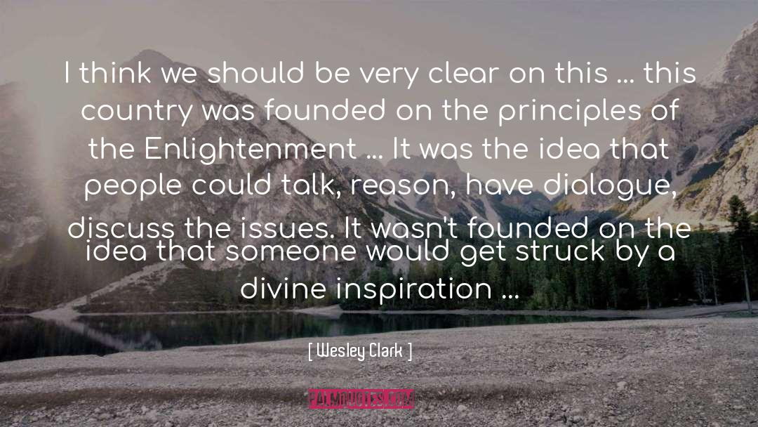 The Enlightenment quotes by Wesley Clark