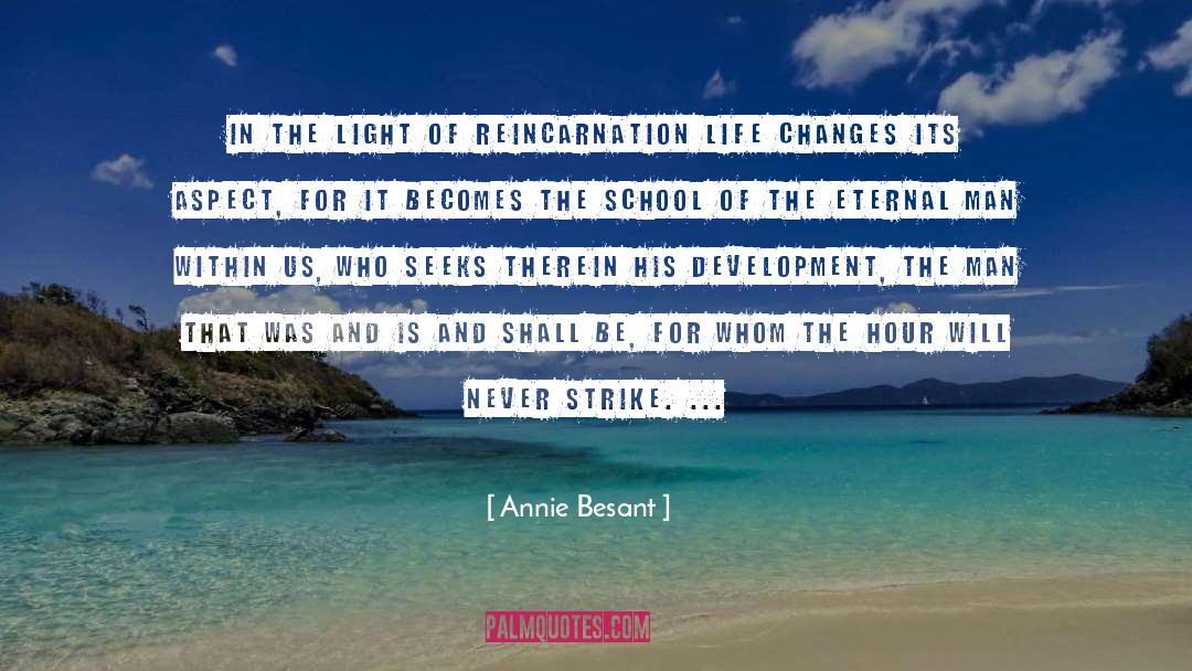 The Eternal quotes by Annie Besant