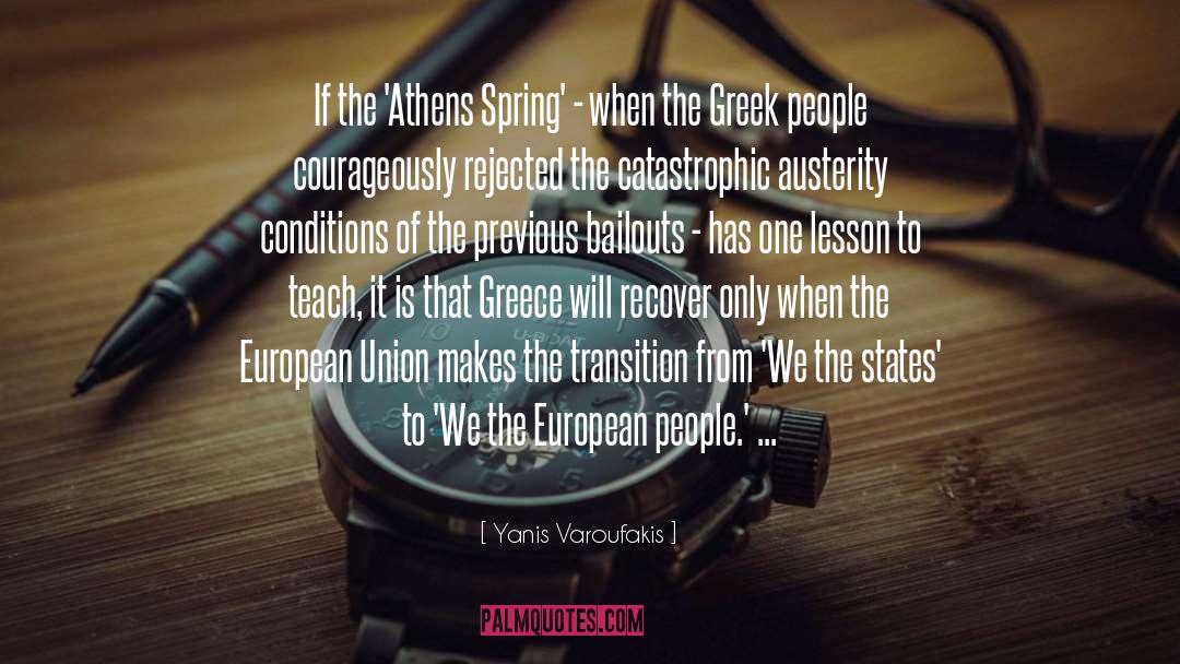 The European Union quotes by Yanis Varoufakis