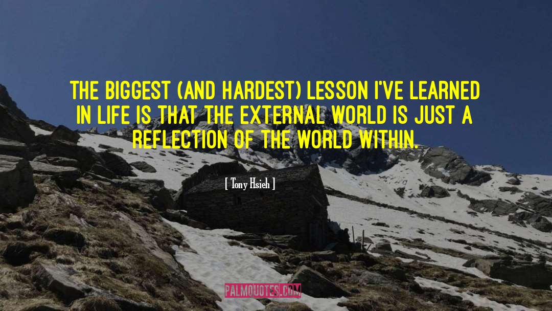The External World quotes by Tony Hsieh