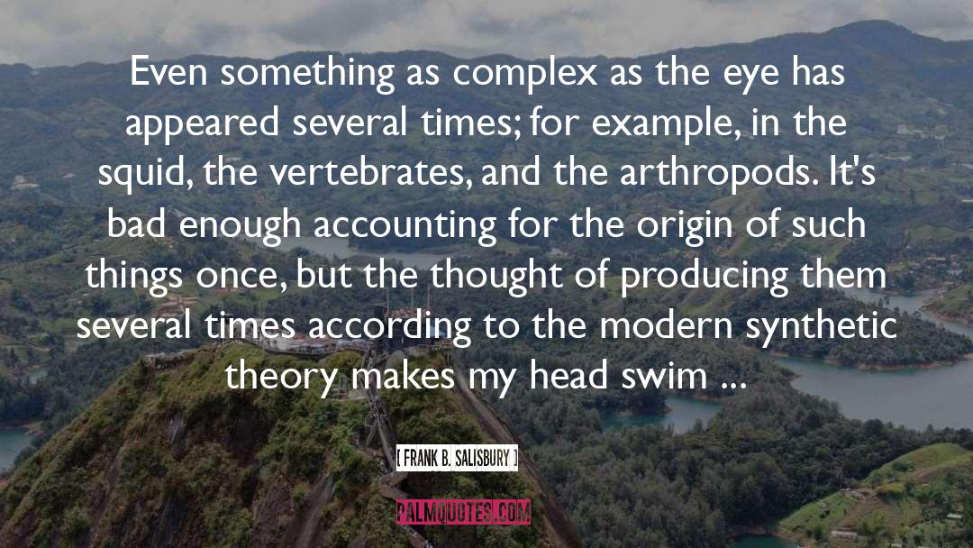The Eye quotes by Frank B. Salisbury